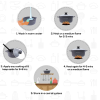 WONDERCHEF Non-Stick Granite Purple Die-Cast Casserole Set WON429 - Image 9