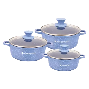 WONDERCHEF Granite Die-cast Non-stick Casserole Set 63153424 (WON446)