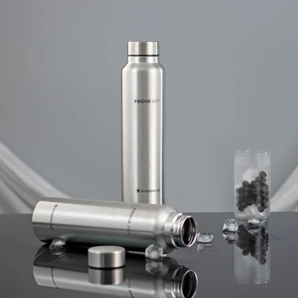 WONDERCHEF Stainless Steel Fridge-bot 1000 ml Each | Pack of 2 WON475 - Image 3