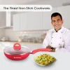 WONDERCHEF Non Stick Granite Aluminium Wok With Glass Lid, 24cm 63153530 (WON486) - Image 3
