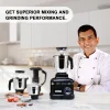 WONDERCHEF Sumo Black DLX Mixer Grinder with 4 Stainless Steel Jars, 1000 W in Black (WON642) 63154742 - Image 4