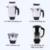 WONDERCHEF Sumo Black DLX Mixer Grinder with 4 Stainless Steel Jars, 1000 W in Black (WON642) 63154742 - Image 5