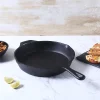 WONDERCHEF Forza Pre Seasoned 25 cm Cast Iron Fry Pan 63153850 (WON668) - Image 2