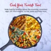 WONDERCHEF Forza Pre Seasoned 25 cm Cast Iron Fry Pan 63153850 (WON668) - Image 9