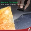 WONDERCHEF Non-Stick Duralite Pan with rim 28cm Grey 63154855 (WON684) - Image 3