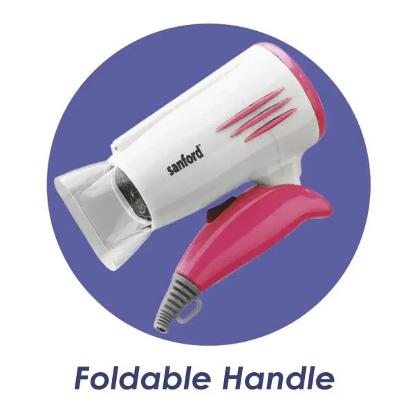 SANFORD Hair Dryer SF9680HD Pink - Image 4