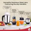 WONDERCHEF Acura Mixer Grinder 500W, 5 Years Warranty  63154762 (WON680) - Image 6