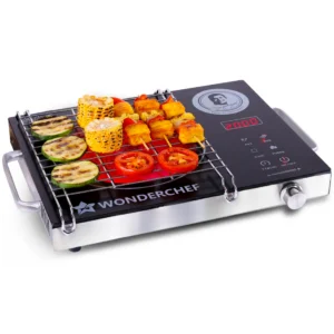 WONDERCHEF Easy Cook Infrared Cooktop | 2200 Watt Induction Cooktop | LED Digital Panel | Smart Touch Buttons | 2 Year Warranty (WON738) 63154925