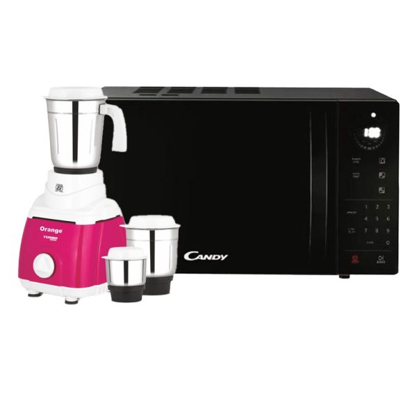 CANDY Microwave 25L CMW25STB-19 + Option of ORANGE Turbo MGrinder worth Rs 1900 at Rs 1000 only.