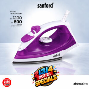 SANFORD Steam Iron SF48SI Purple Pink