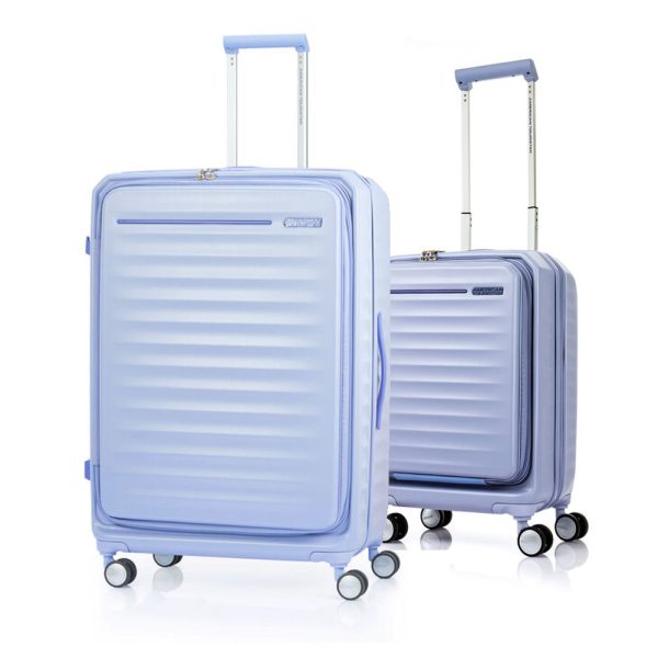 AMERICAN TOURISTER Frontec Set 2pcs Cabin+Large Element Blue