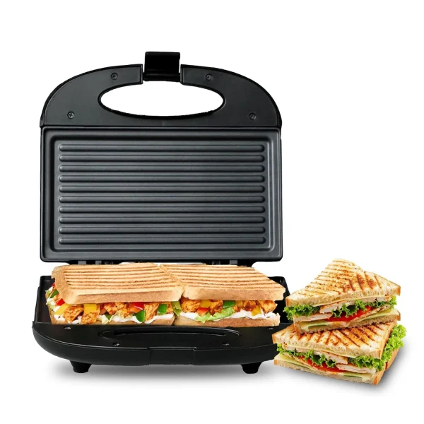 RICO Sandwich Grill Toaster SG2408 750 Watts - Black