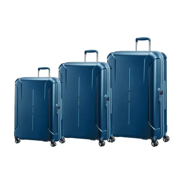 AMERICAN TOURISTER Technum Metallic Blue Set of 3pcs