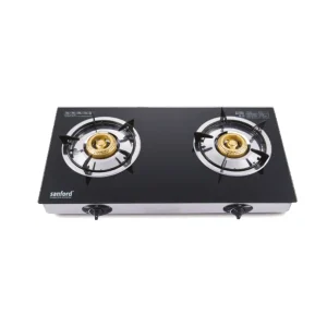 SANFORD Bundle Gas Stove Double Burner Tempered Glass SF5361GC Black + Single Gas Stove Konek