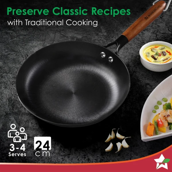 WONDERCHEF Cast Iron Ferro Fry Pan 24cm (WON744) 63154904 - Image 8