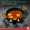 WONDERCHEF Cast Iron Ferro Kadhai Wok 24cm 63154905 (WON746) - Image 4