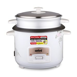 SANFORD Rice Cooker 1.8L SF2501RC + SF2511RC 1L Rice Cooker worth Rs 1500 + ABDChop free