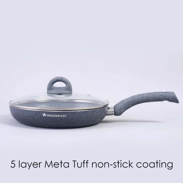 WONDERCHEF Granite 3 Pc Cookware Set with Lid, Non Stick, 2 Years Warranty 63154634 (WON754) - Image 4