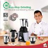WONDERCHEF Galaxy Mixer Grinder 1000W | 100 Mins Non-Stop Grinding | 100% Copper Motor | Heavy Duty | Low Noise | Chutney Grinding, Dry Grinding, Wet Grinding, Juicing, Blending | 4 Jars | 5 Year Warranty on motor 63154818 (WON753) - Image 2