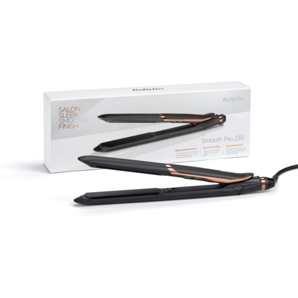 BABYLISS Hair Straightener Smooth Pro Grey/Rose Gold ST394E + SF9693HD worth Rs 1190 free - Image 5