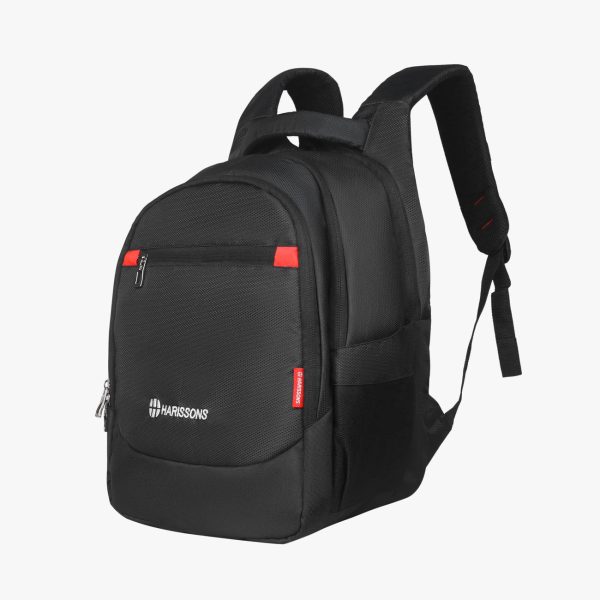 Harrisons STUD Casual Laptop Backpack Black