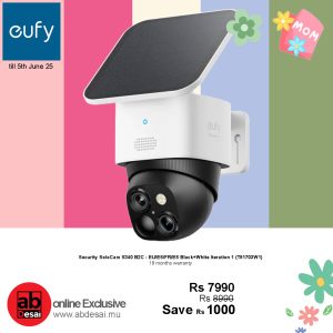 EUFY Security SoloCam S340 B2C - EU/ES/FR/ES Black+White Iteration 1 (T81703W1)