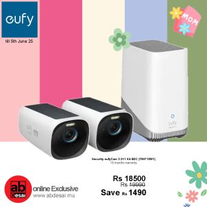 EUFY Security eufyCam 3 2+1 Kit B2C - EU/ES/FR/ES Black+White Iteration 1 (T88713W1)