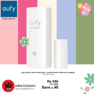 EUFY SECURITY ENTRY SENSOR B2C - UN GRAY+WHITE ITERATION 4 (T89000D4)