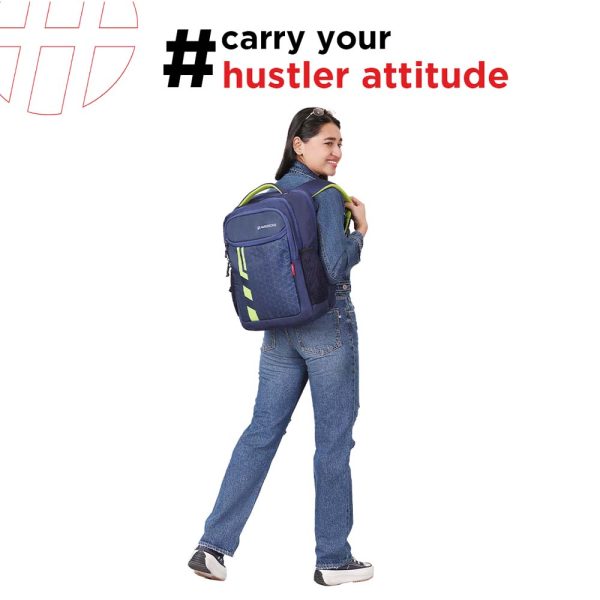 HARISSONS LASER Casual Backpack Blk Red - Image 6