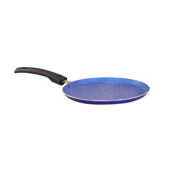 WONDERCHEF Trendy Nonstick Set, 4Pc (Kadhai With Stainless Steel Lid, Frying Pan, Dosa Tawa), Cool Touch Handles, Pure Grade Aluminium, PFOA Free, 1 year Warranty, Blue 63153726 (WON755) - Image 3