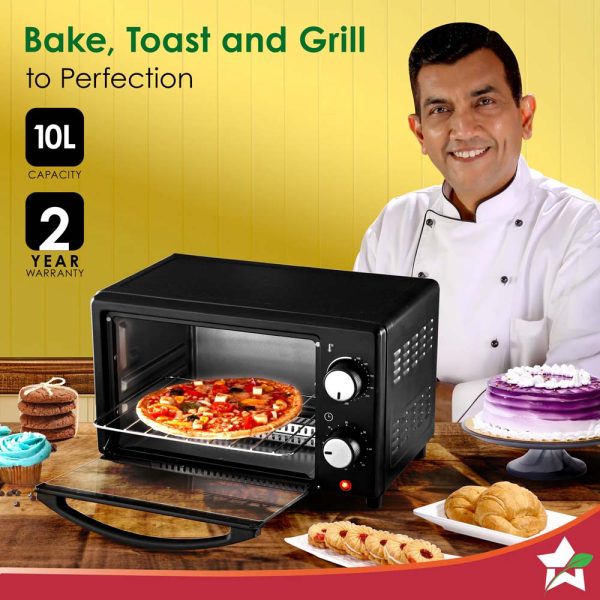 WONDERCHEF Oven Toaster Griller (OTG) 10 L | Bake, Grill, Roast | Auto-Shut Off | Heat-Resistant Tempered Glass | Customised Time & Temperature Control | Easy to Clean | 2 Year Warranty 63155032 (WON761) - Image 2