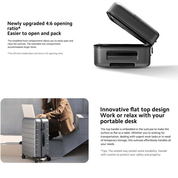 XIAOMI Luggage 26" PRO Black XIA72096 + Free 3zip Checks + Free Hornet Backpack - Save Rs 510 on this offer plus get gifts worth Rs 2780 on this offer - Image 6