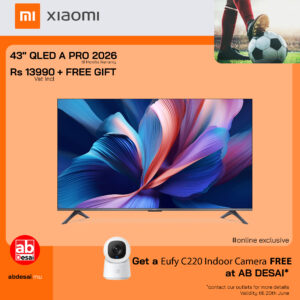XIAOMI TV A Pro 43" 2026 XIA63979 + Free Eufy Indoor Camera C220