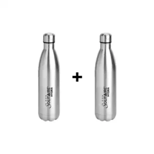 SOLITAIRE Stainless Steel Hot/Cold Vacuum Water Bottle 500ml HB02 x 2units