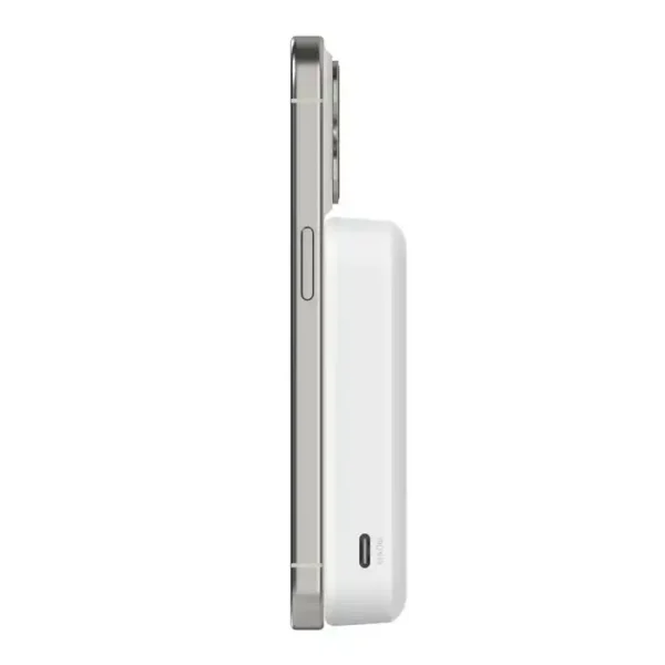 BELKIN BoostCharge Qi2 Magnetic 15W Wireless Power Bank 10K + Stand, for iPhone 16/15/14/13/12 White BPD008BTWH - Image 2