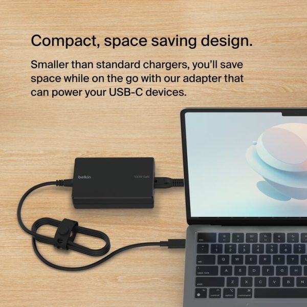 BELKIN USB-C GaN Universal Laptop Charger 100W INC016GLBK - Image 2