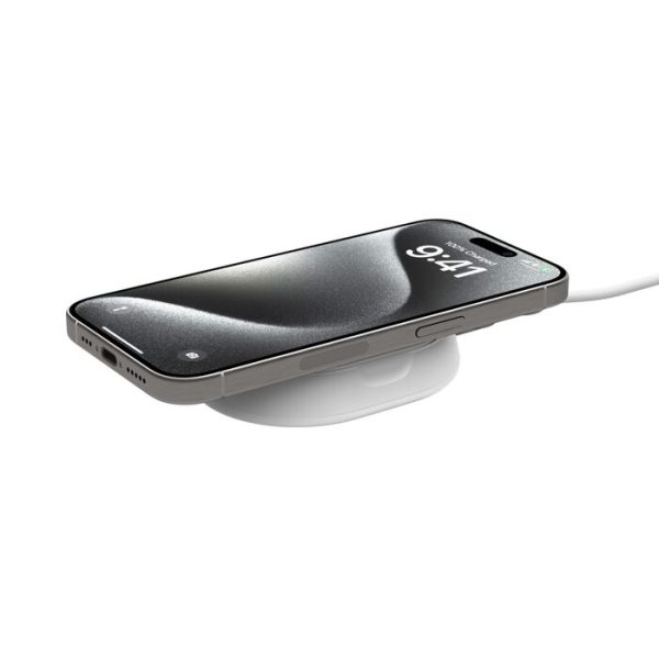 BELKIN BoostCharge Pro Convertible Magnetic Wireless Charging Stand with Qi2 15W White WIA008MYWH - Image 3