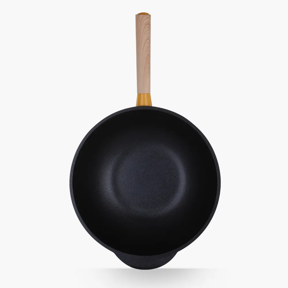 AMERCOOK Fusomoku III Wok 32x10.5cm Yellow (71013) - Image 3