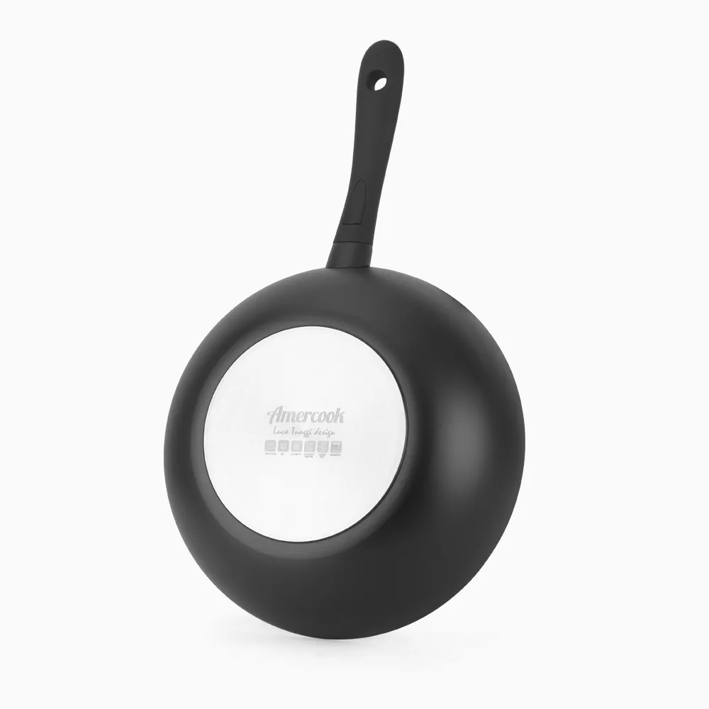 AMERCOOK K-Line Wok Pan 28x7.5cm (70958) - Image 4