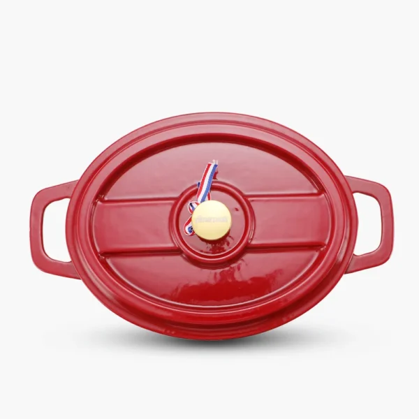 AMERCOOK Soltam Cast Iron Shallow Pot 30X8.8CM 4.3Lt (70971) - Image 3