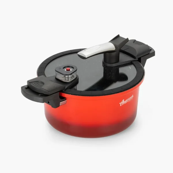 AMERCOOK Fresh Cook Low Pressure Cooker 24x13cm Red (70947)