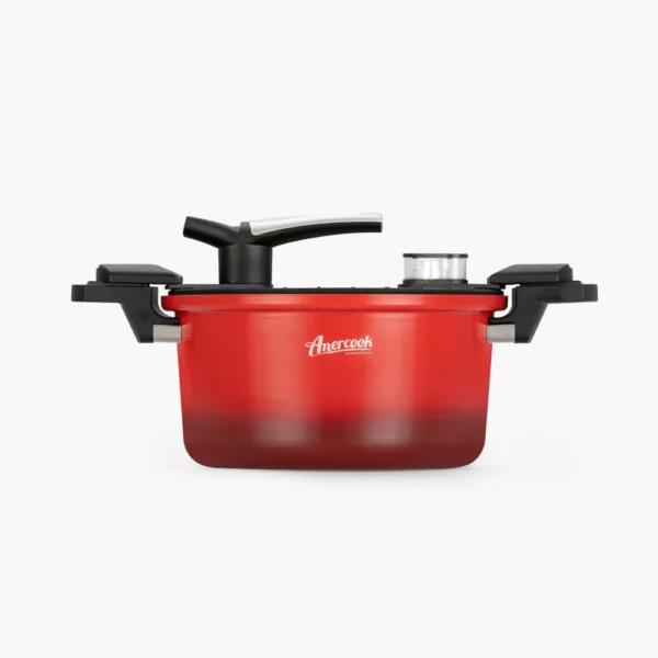 AMERCOOK Fresh Cook Low Pressure Cooker 24x13cm Red (70947) - Image 2