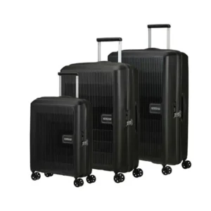 AMERICAN TOURISTER Aerostep Set of 3pcs Black