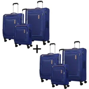 AMERICAN TOURISTER Duncan 2 Sets of 3pcs Navy Blue (Total 6pcs) Valid till 2nd Oct 2025 : as per colour and stock availability
