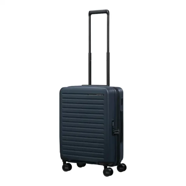 SAMSONITE RESTACKD Cabin Midnight - Get a Free Transparent Cover ABD616 + Wheel protectors ABD441 - all worth Rs 640