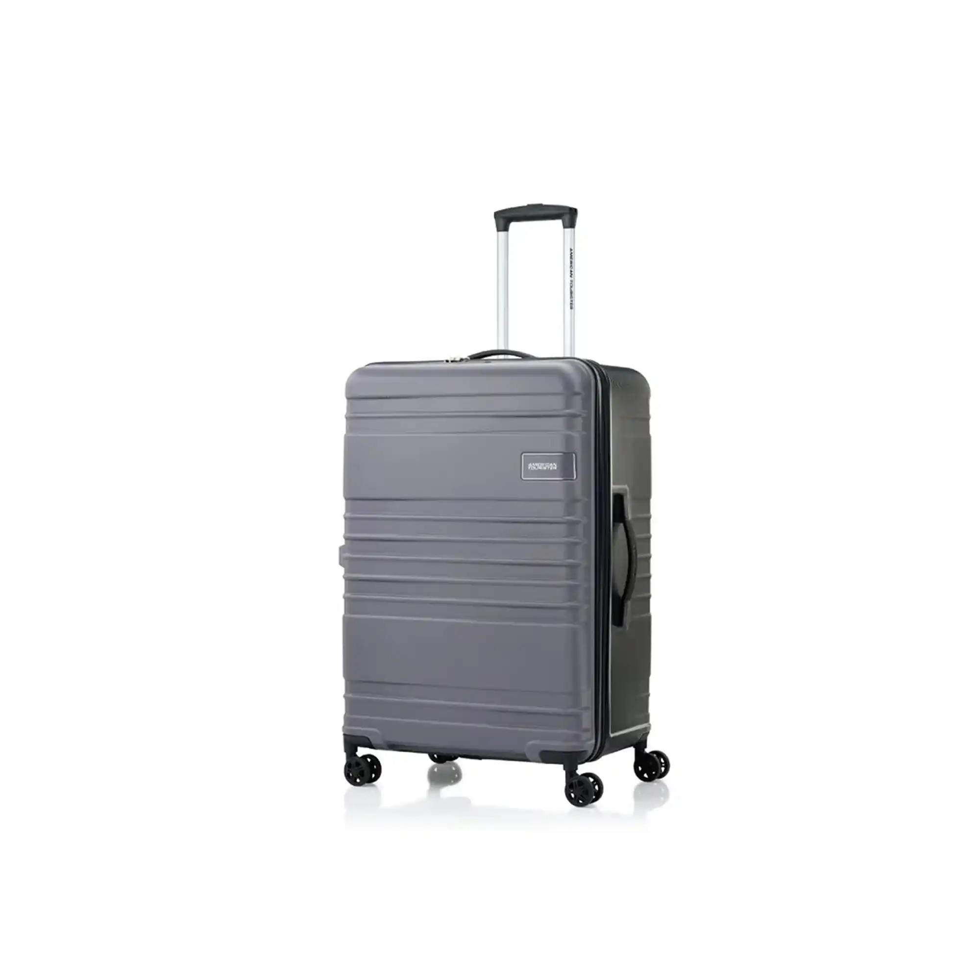 AMERICAN TOURISTER Skylette Medium Black Grey + Volcano Backpack Combo with mouse VK9196-Blk