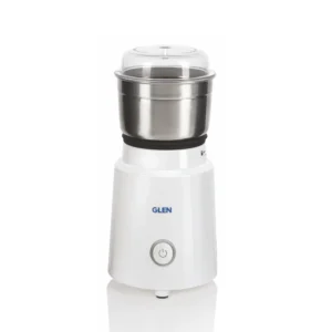Glen Electric Mini Grinder, 50gm SS Jar for Dry and Wet Grinding 350W - White (4045 NG)