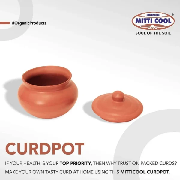 MITTICOOL Plain Curd Pot 650ML (MIT065) - Image 3