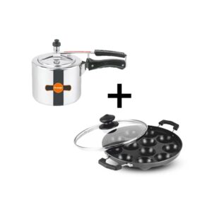 ORANGE Pressure Cooker Inner Lid 3L (ORA125) - Add Rs 300 and Get a ORA049 Appam _ Takoyaki Maker worth Rs 990