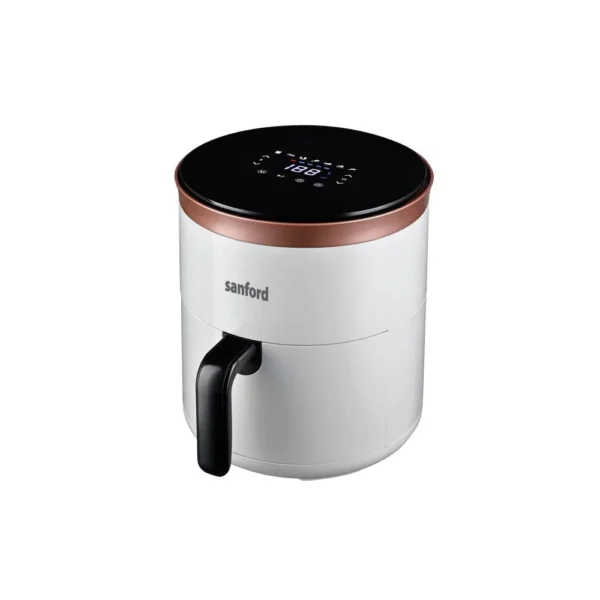 SANFORD 4L Digital Air Fryer with LED Display and Non-Stick Basket SF2455AF White
